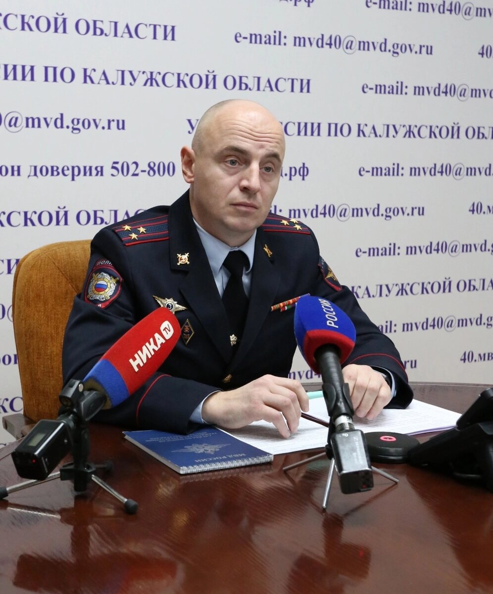    Павел Саёнков. Фото: Пресс-служба УМВД России по Калужской области