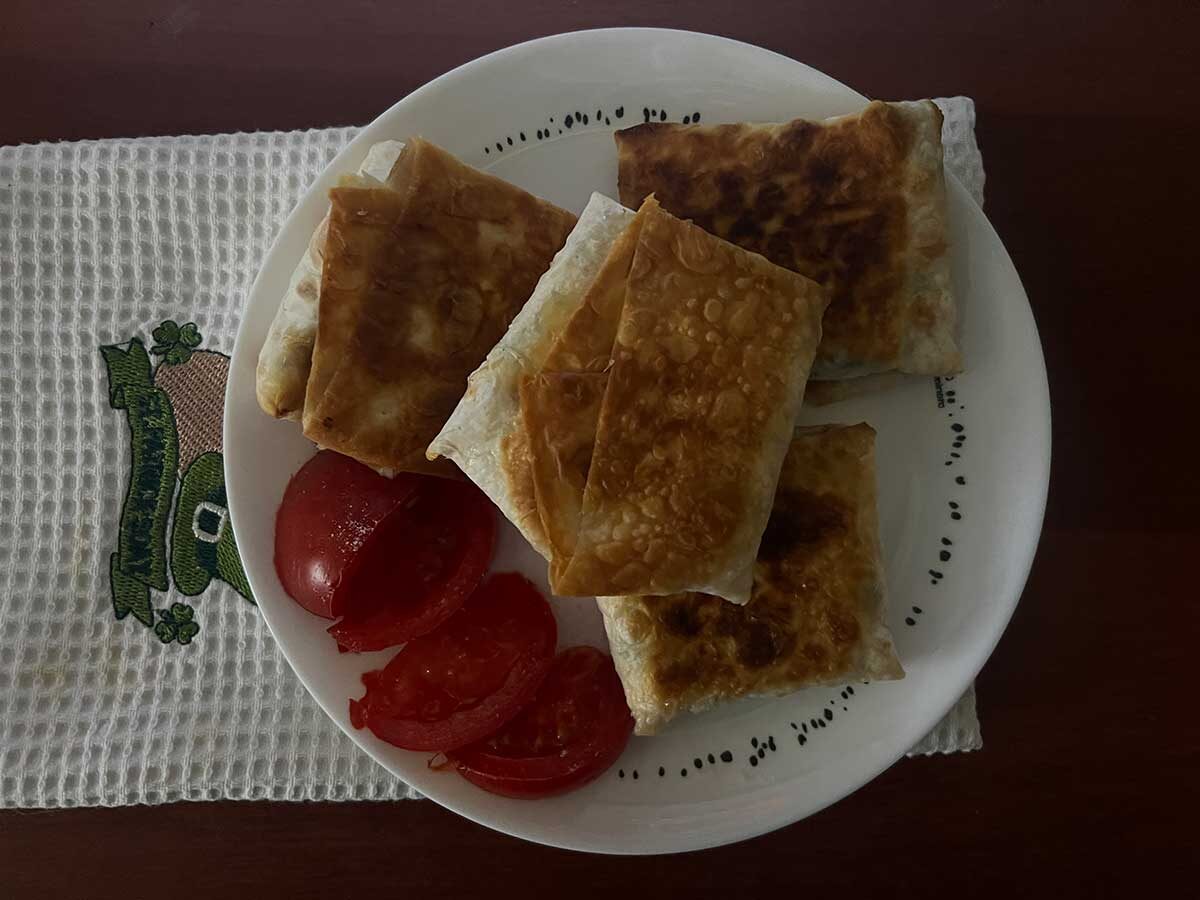 Конвертики с творогом