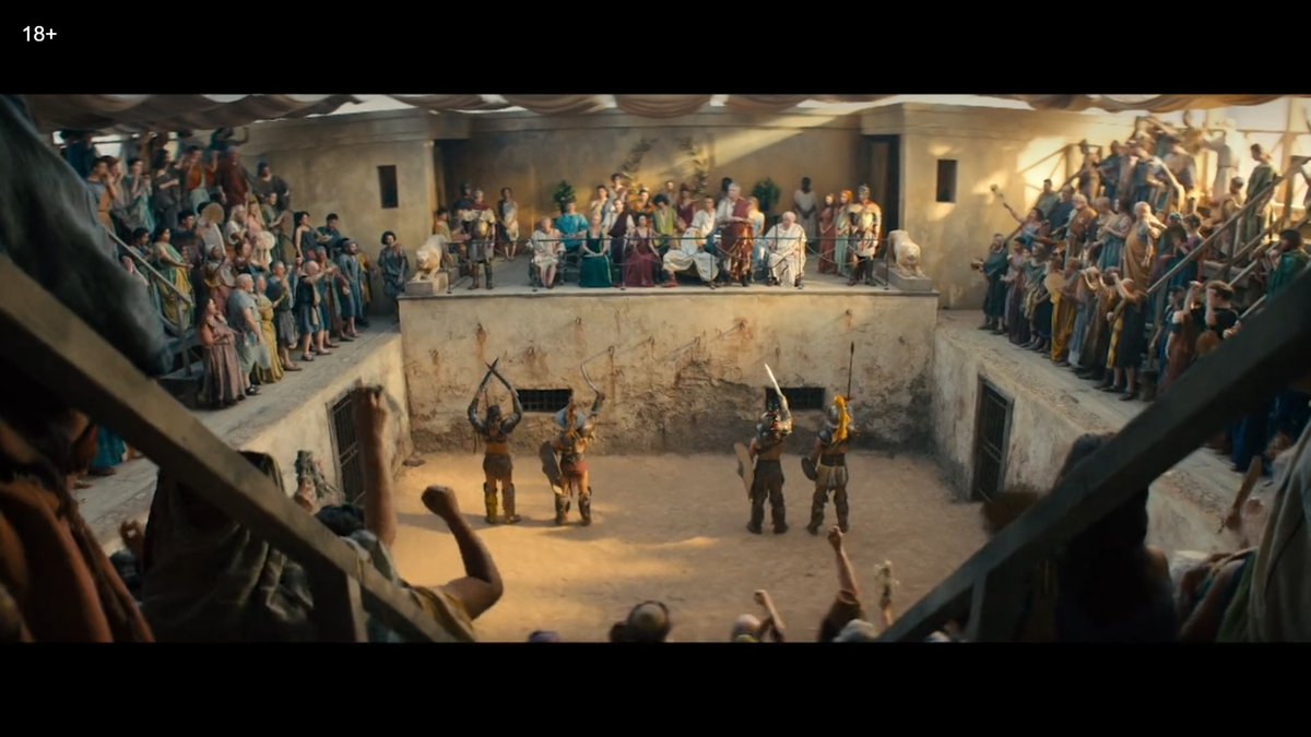 "Спартак: Дом Ашура"  -кадр из сериала