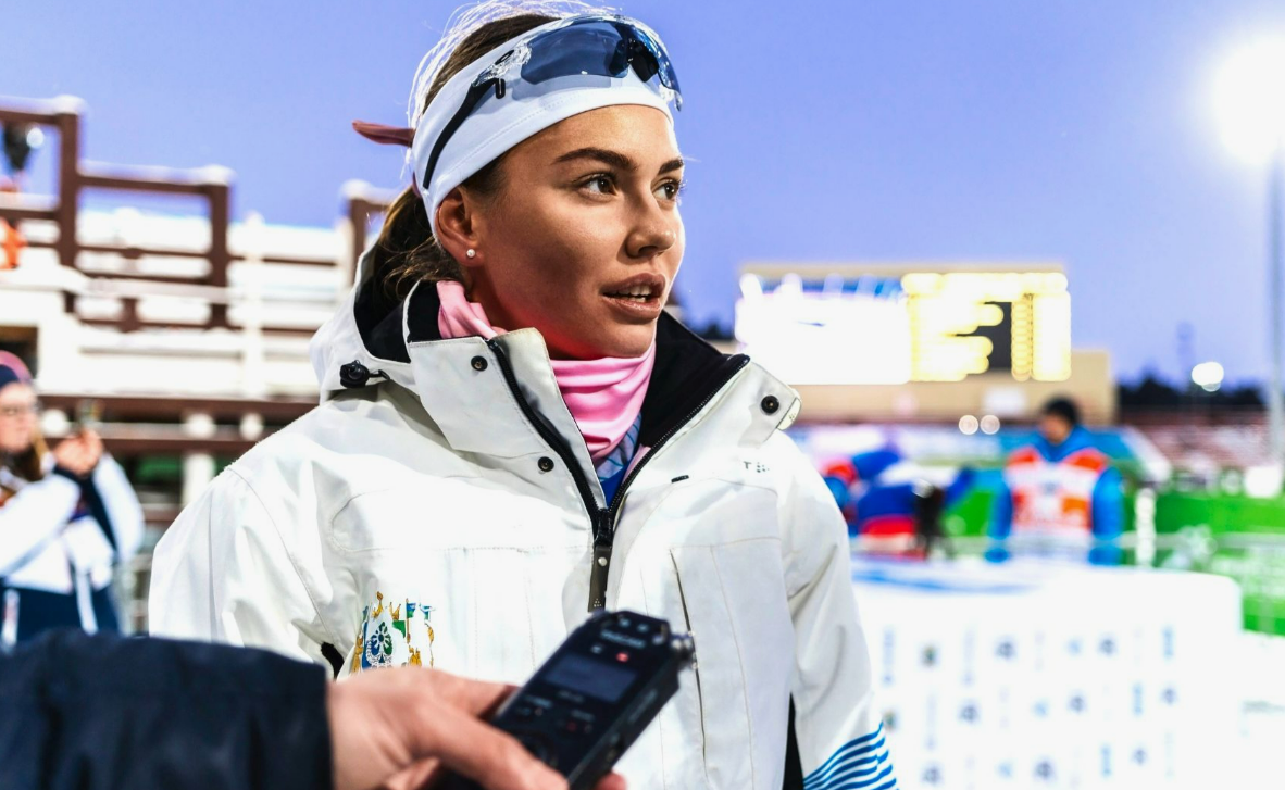 Виктория Метеля победила в масс-старте в Ханты-Мансийске. Фото: соцсети