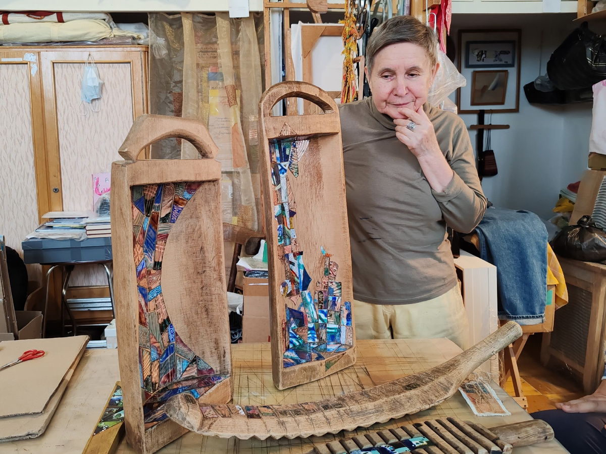 Татьяна со своей работой