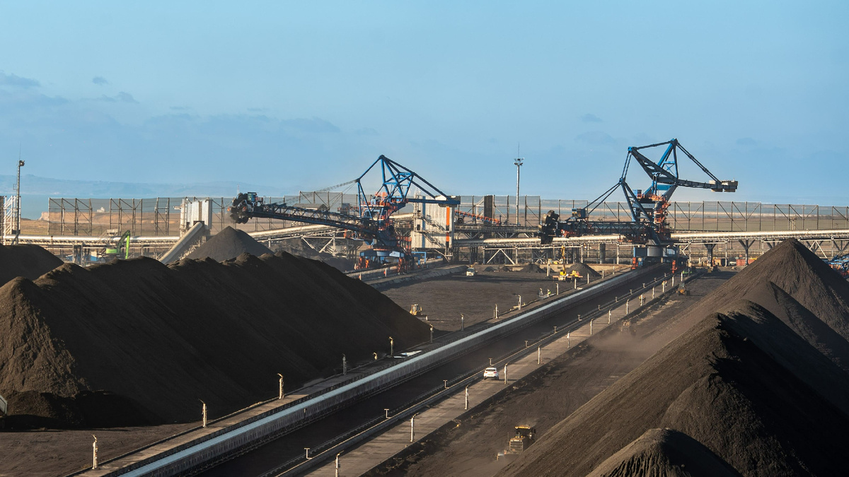 Склад угля навалочного терминала