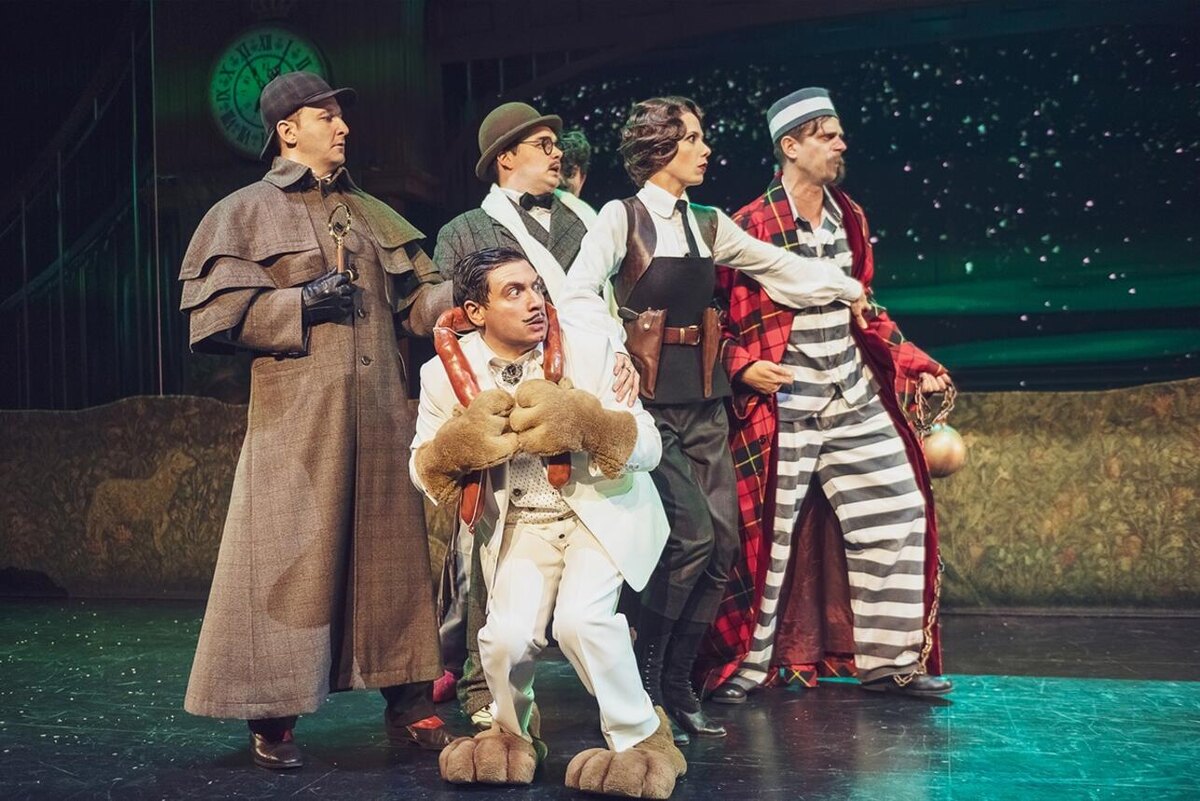    «Элементарно, Хадсон! Дело о собаке Б.» пресс-служба «Бродвей Москва»