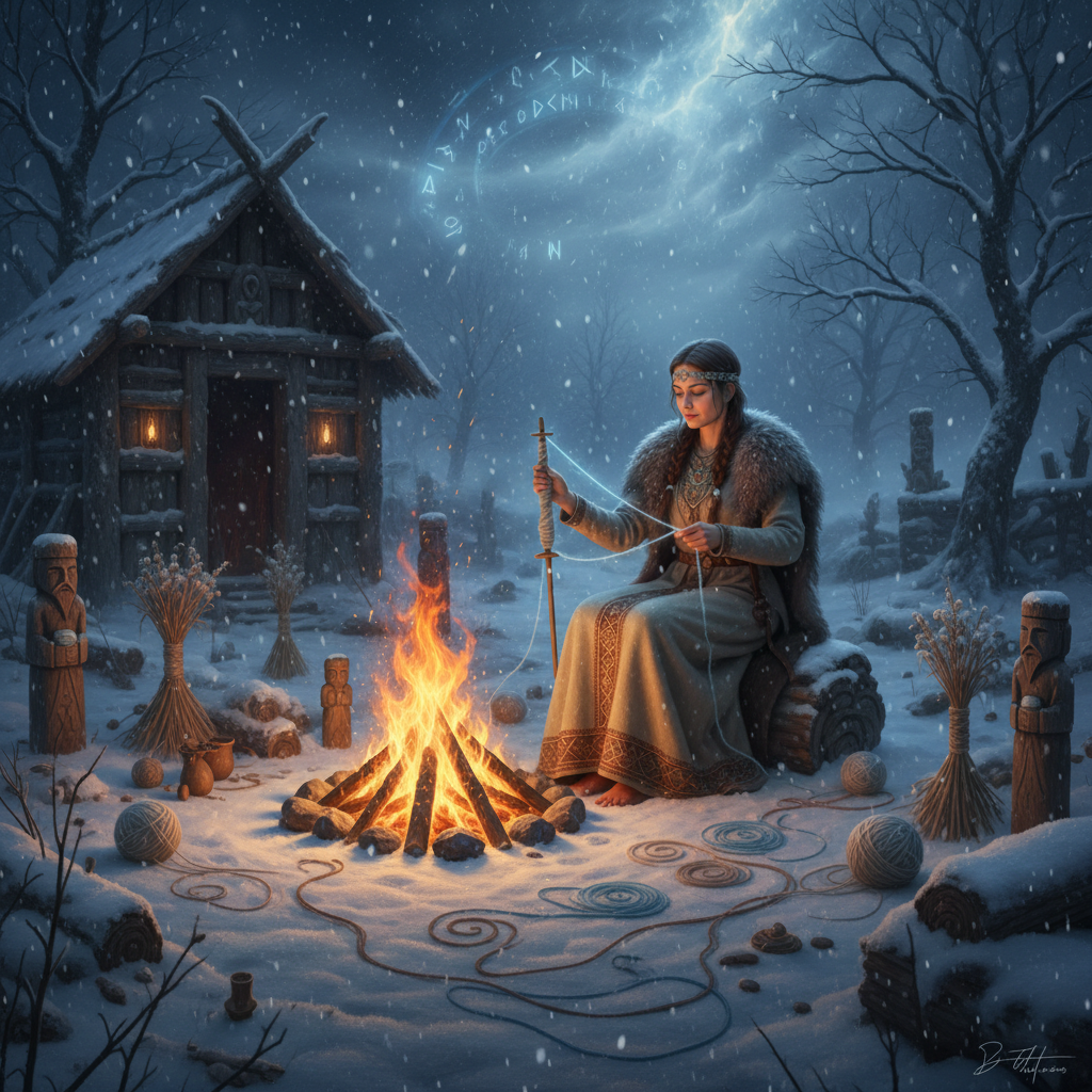 Ритуал 12-й Пятницы Макошь — гадание на нитях судьбы