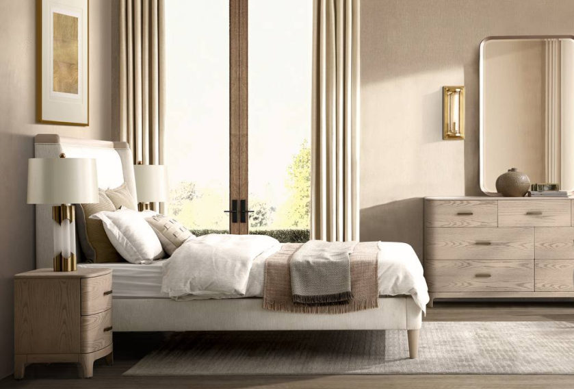 Кровать двуспальная ATHENA, 180 см, массив ясеня