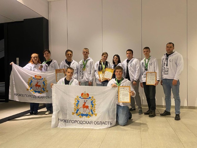    Нижегородские студенты завоевали 9 наград на финале чемпионата «Профессионалы»