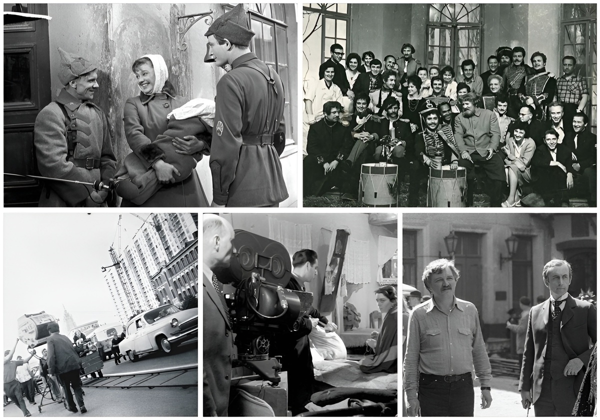 мой фотоколлаж - Назовите советский фильм по фотографии со съемок. Тест