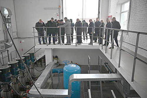    Посещение системы водоснабжения Левобережной зоны Аксай- ского района. / ФОТО Юлии Фроловой Администратор