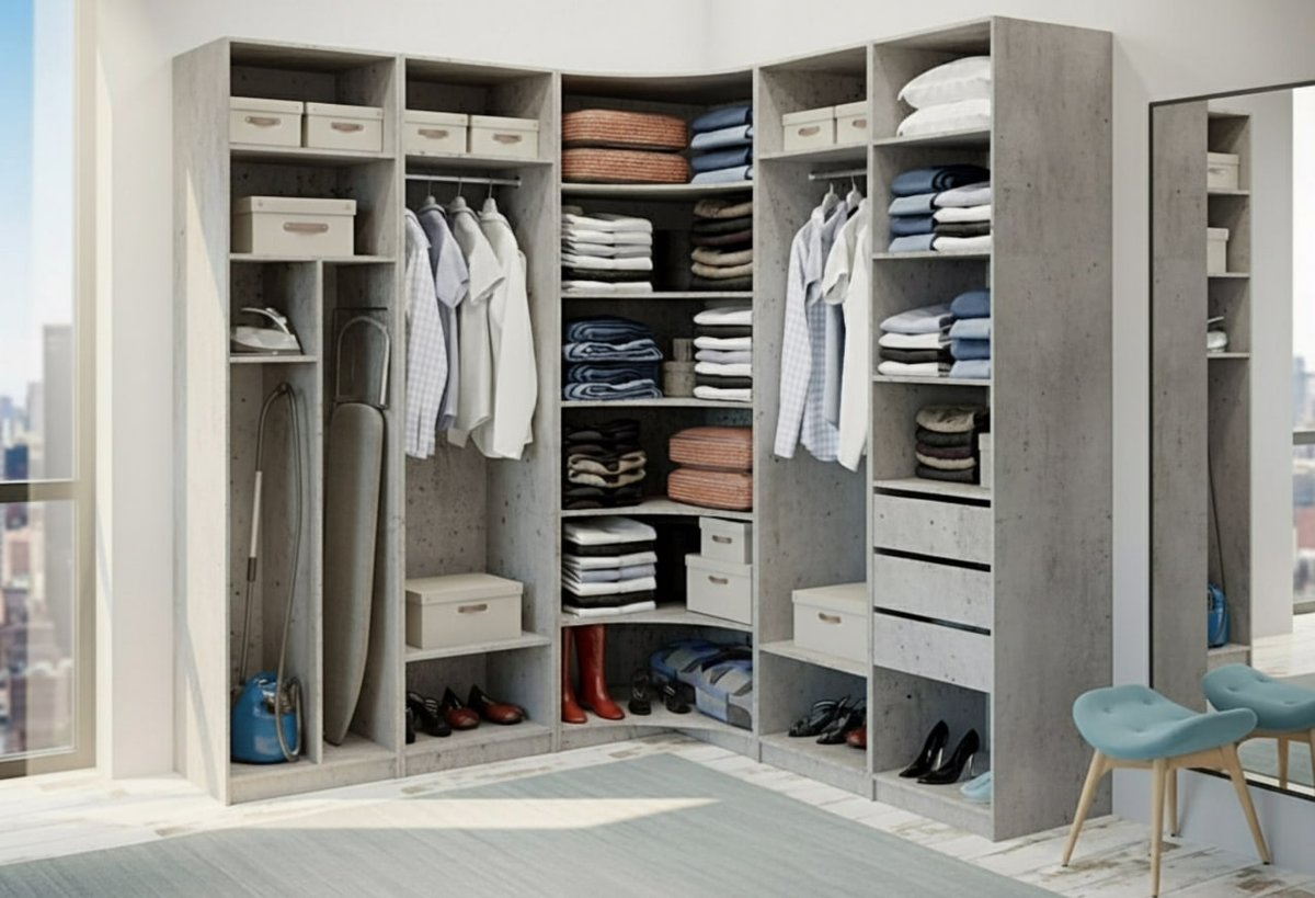 Модульная гардеробная Белла 61