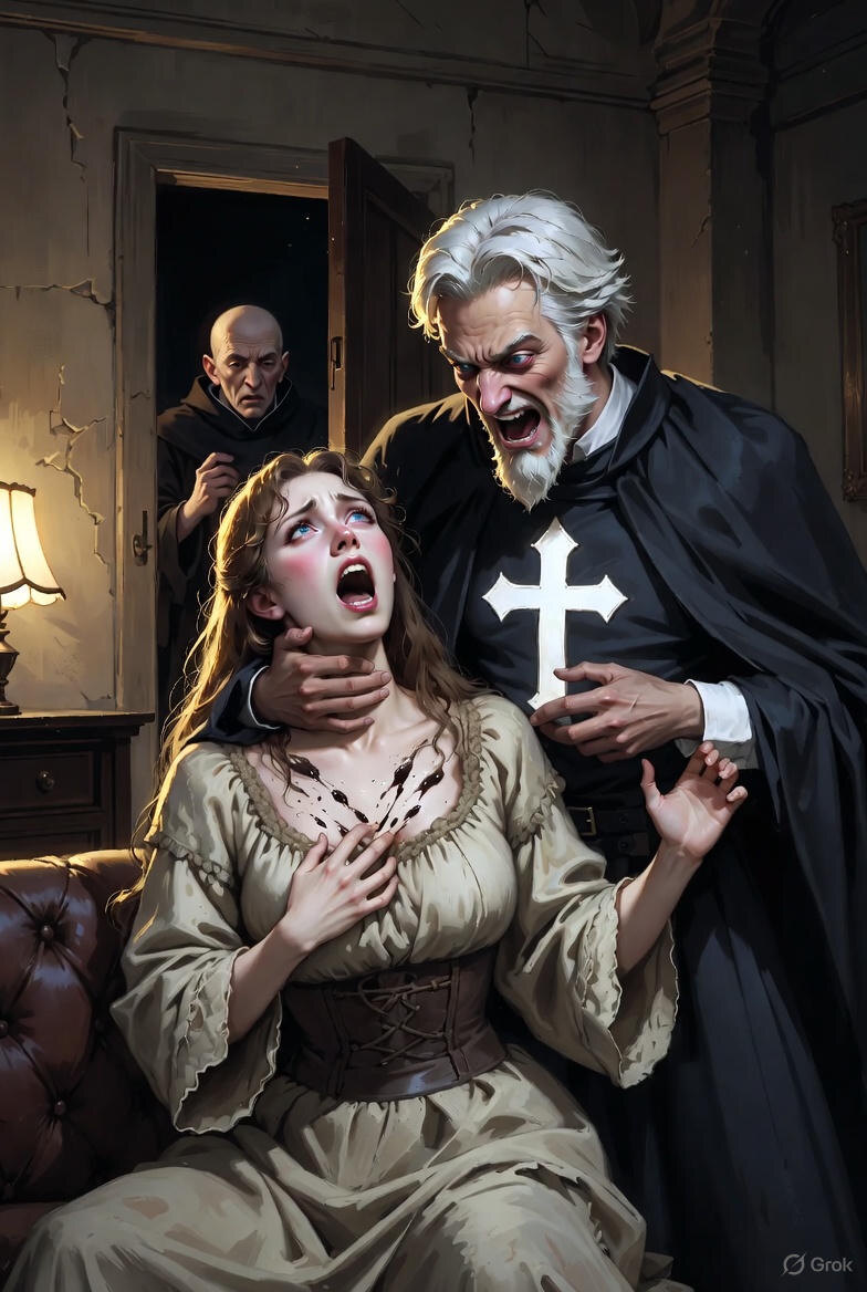 "Ужас Креста", иллюстрация создана сетью Грок