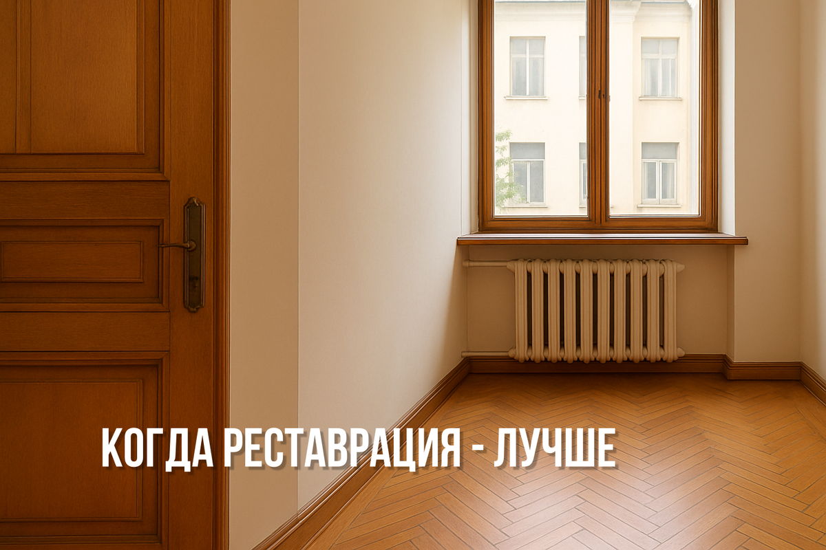 Как сохранить исторические двери, окна и полы в сталинке?