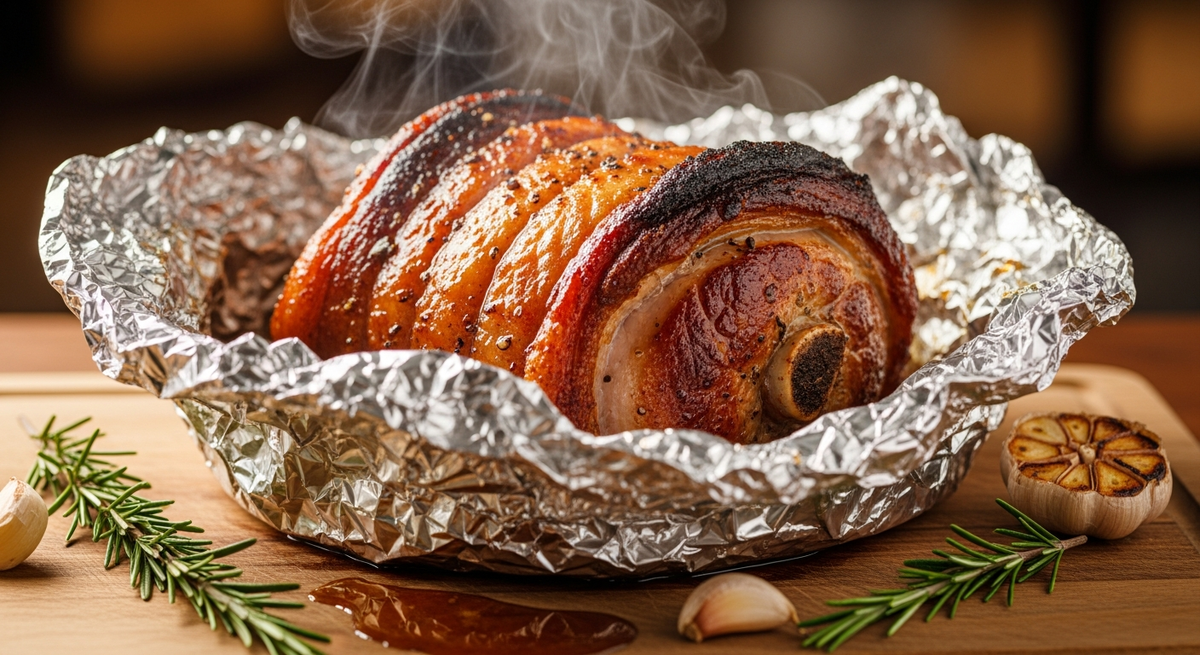 Запеченная свинина куском в фольге в духовке рецепт