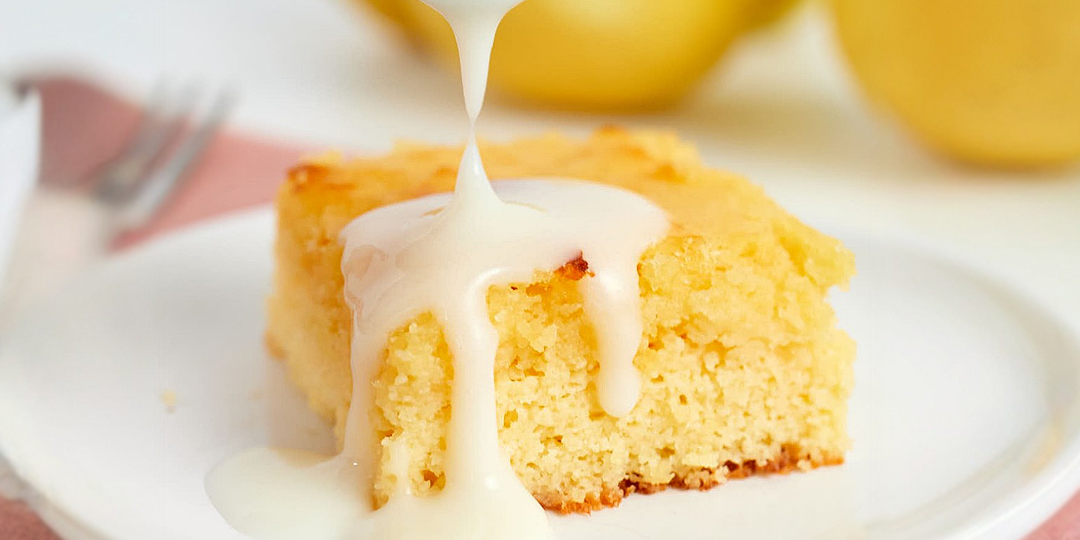 Протеиновый Лимонный ПП кекс без сахара на кокосовой муке