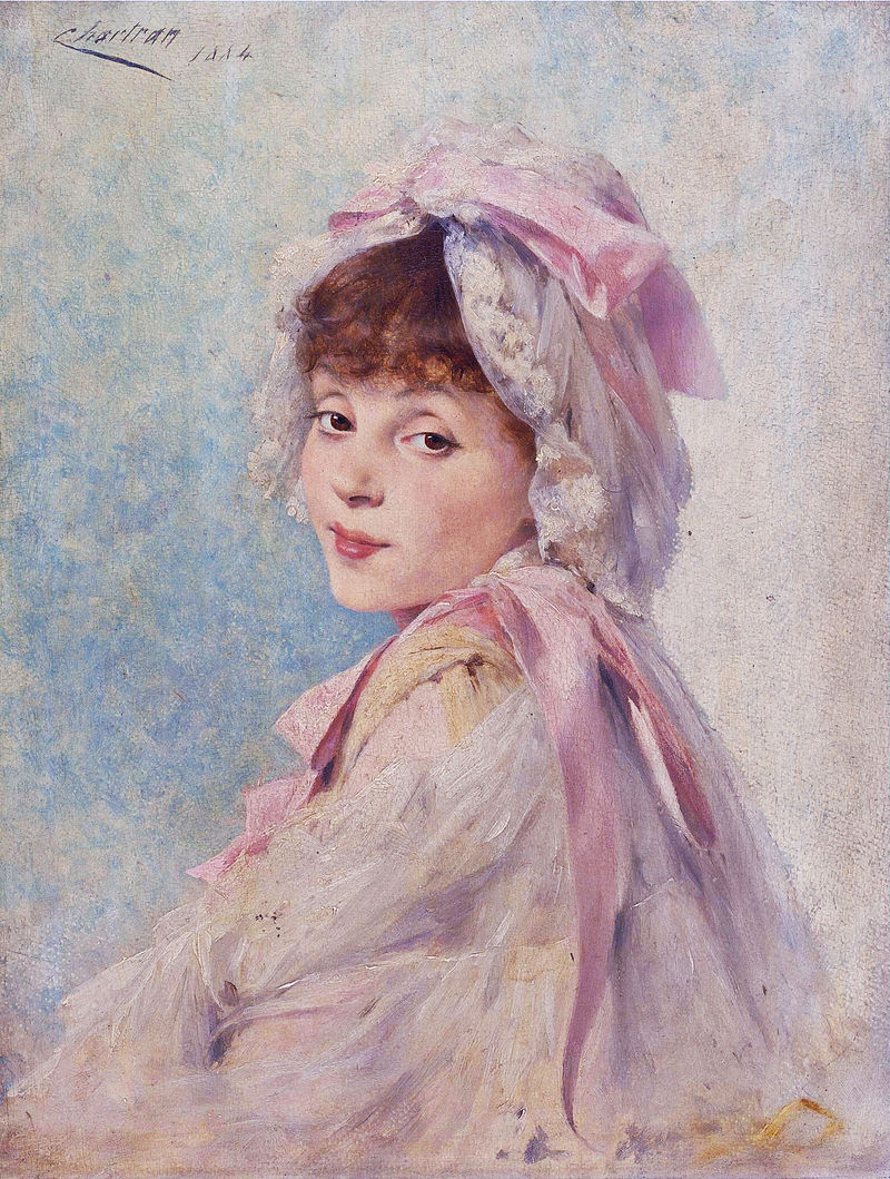 Габриэль Режан в молодости, 1884 год