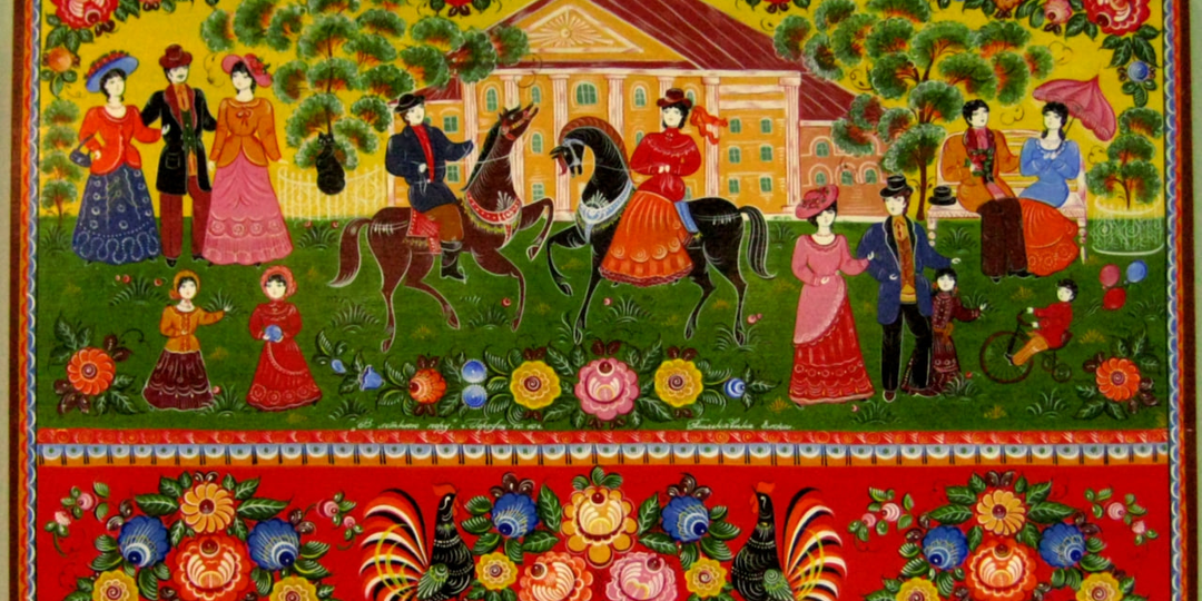 Городецкая роспись