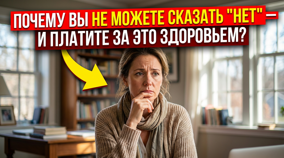Почему  вы не можете сказать "нет" — и платите за это здоровьем?