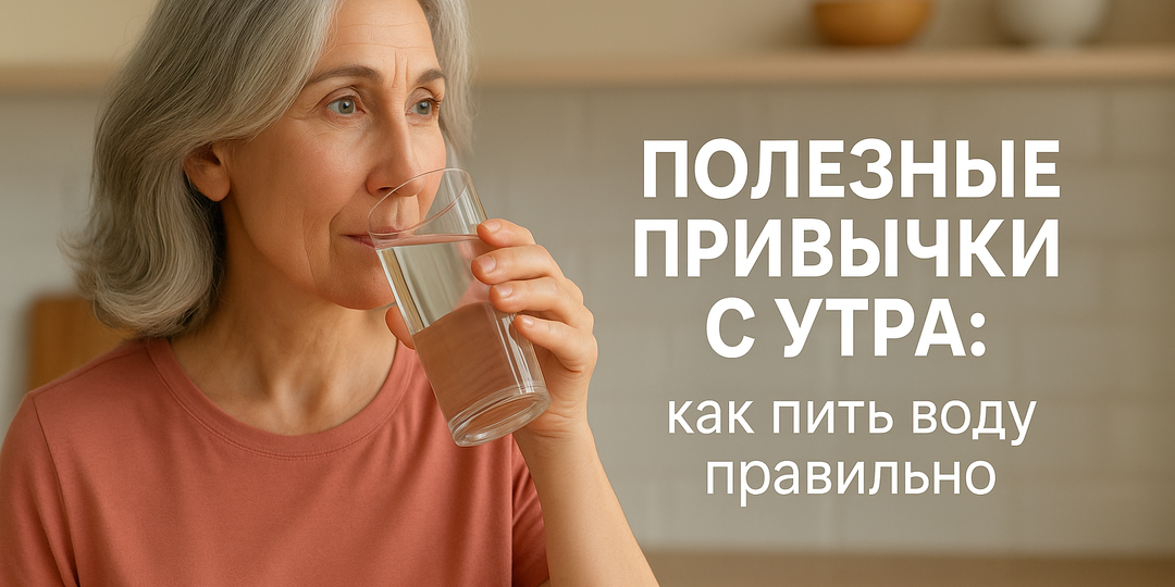 Полезные привычки с утра: как пить воду правильно?