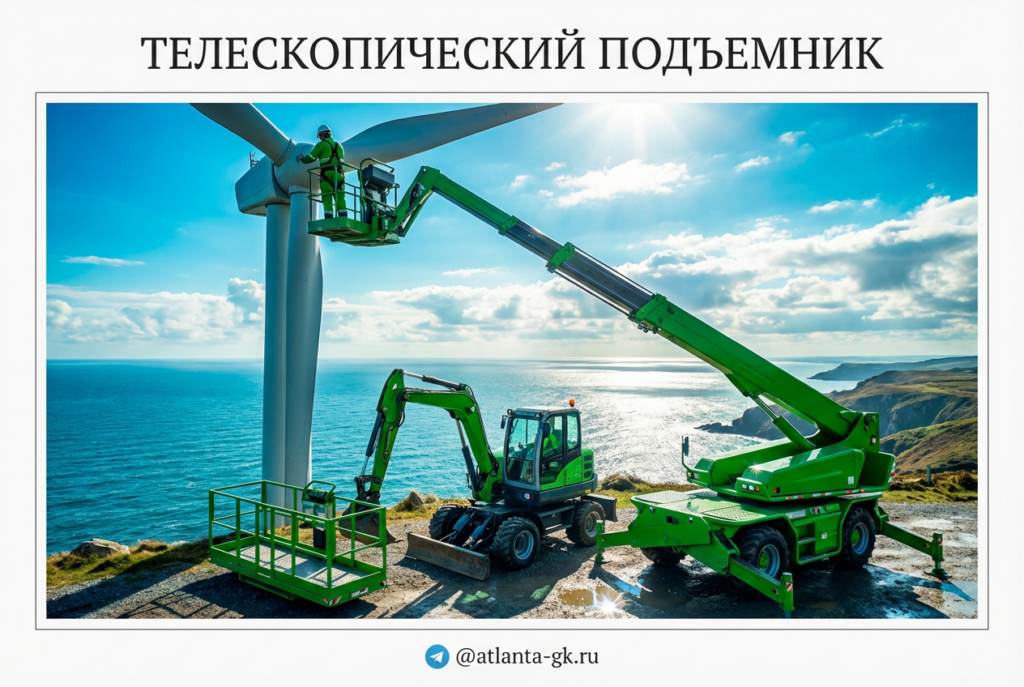 Телескопический подъемник: советы по выбору и аренде
