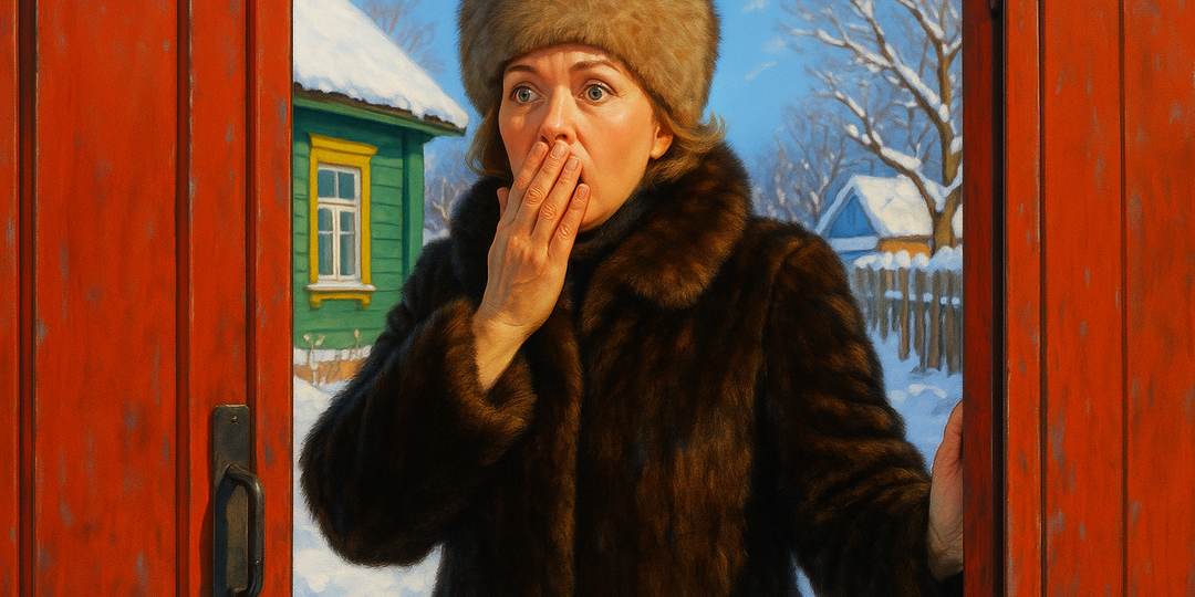 Вовремя приехали на дачу