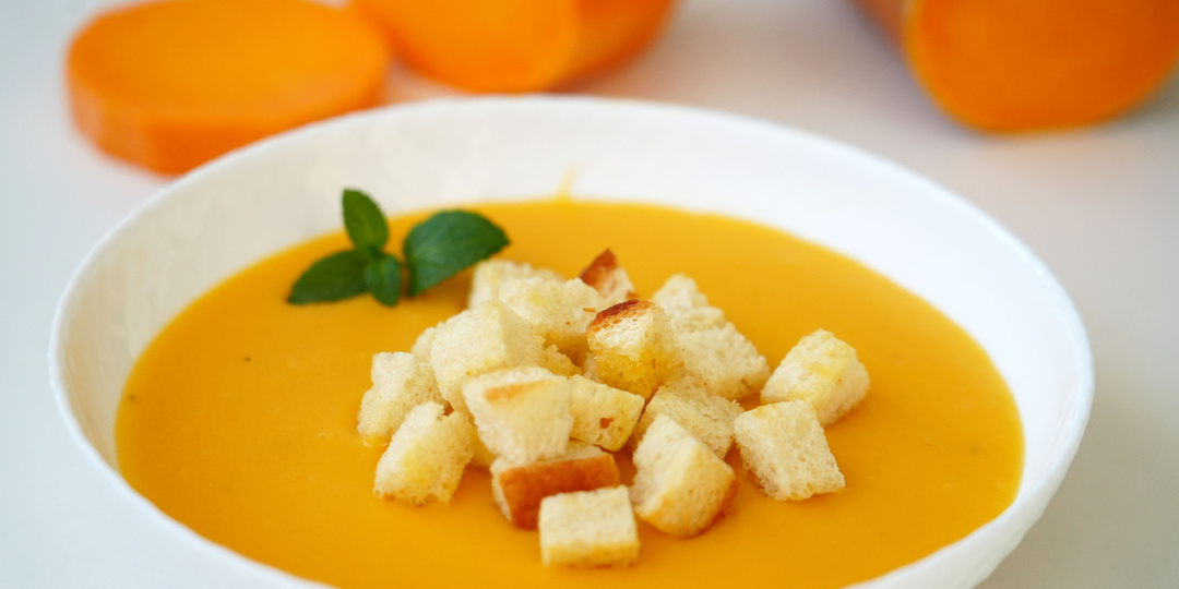 Суп - пюре с тыквой. Вкусный простой рецепт.