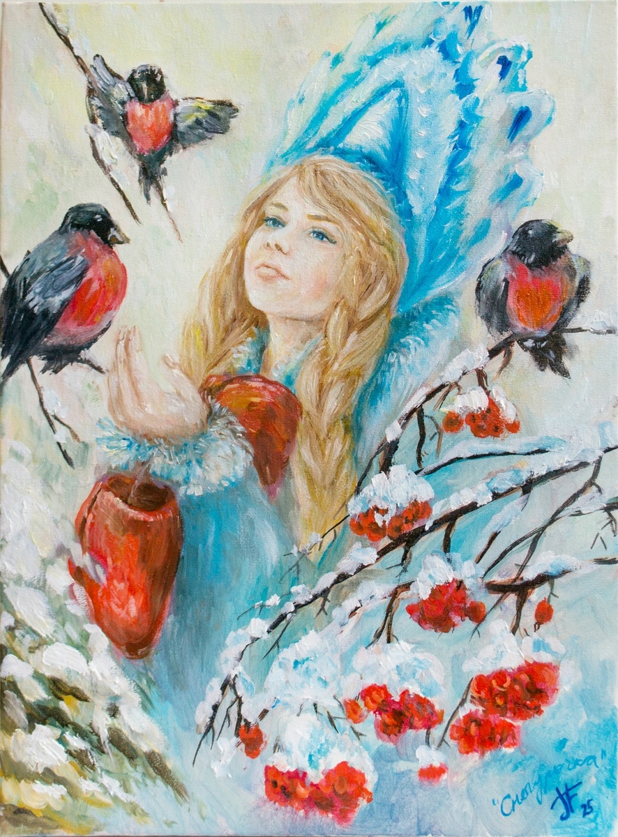 Художник Юлия Мякушко  -  Снегурочка. 2025.