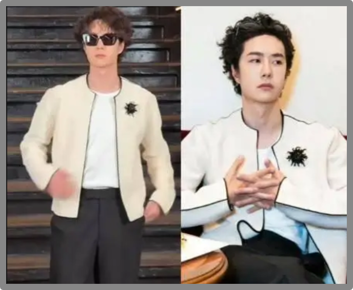 Снимок с экрана монитора. Актер Ван Ибо.