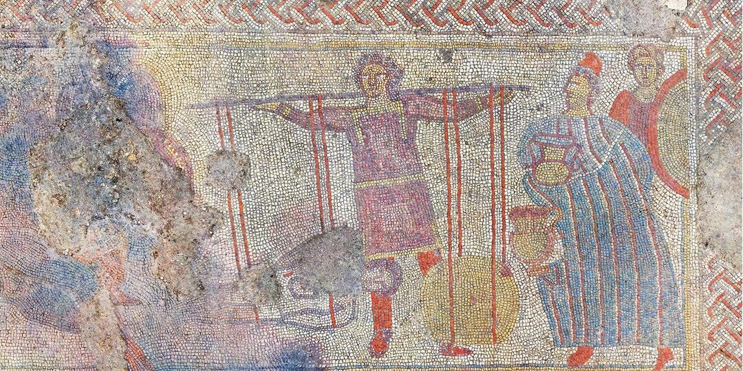 На мозаике о Троянской войне нашли три несоответствия с текстом «Илиады» Гомера