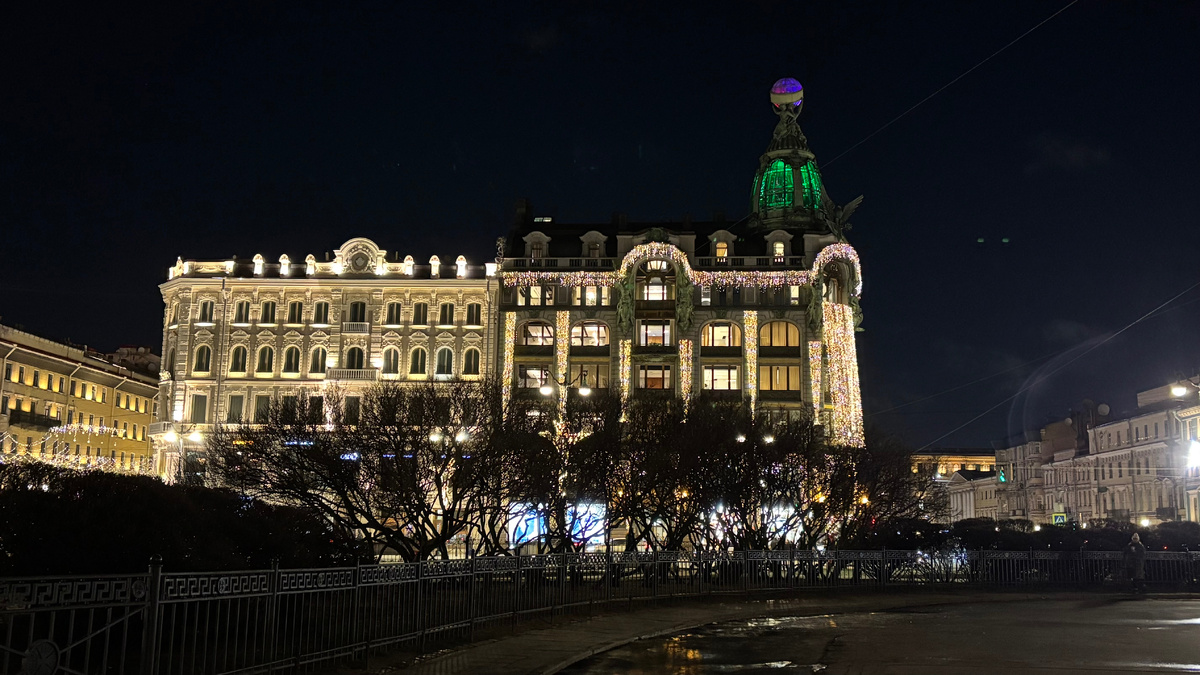 Дом Книги со стороны Казанского собора