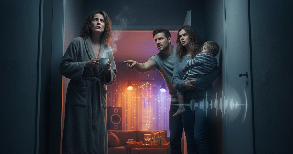 Соседка жаловалась на шум, а сама устроила ночную вечеринку