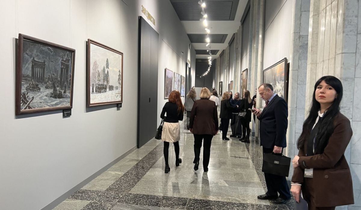     Открытие выставки «Москва за нами!» в Музее Победы Источник: victorymuseum.ru Автор фото: Пресс-служба Музея Победы