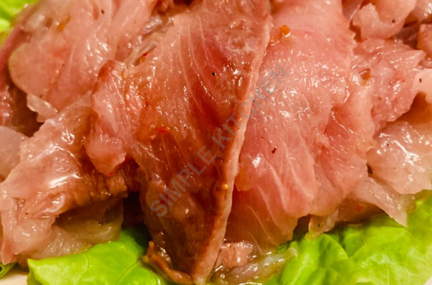 Сугудай из омуля. 