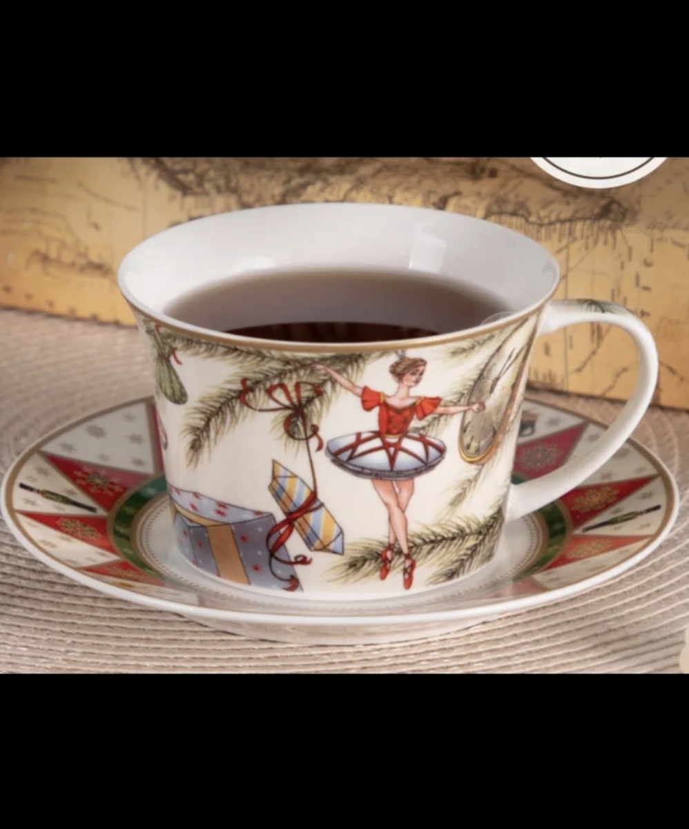 Чайная пара с новогодней тематикой