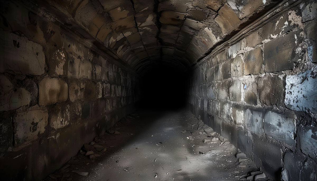 Спустились вниз. Но там ничего необычного вначале не обнаружили. 