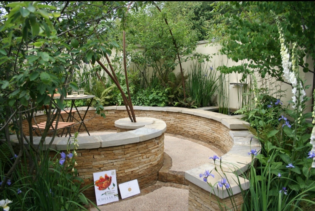 Сад Карины Лазаревой на 'Chelsea Flower Show', 2007 год. Фото из интернета. 