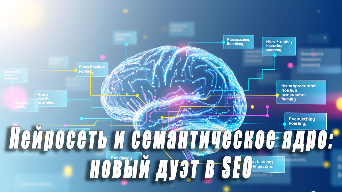 Семантическое ядро сайта, созданное нейросетью.