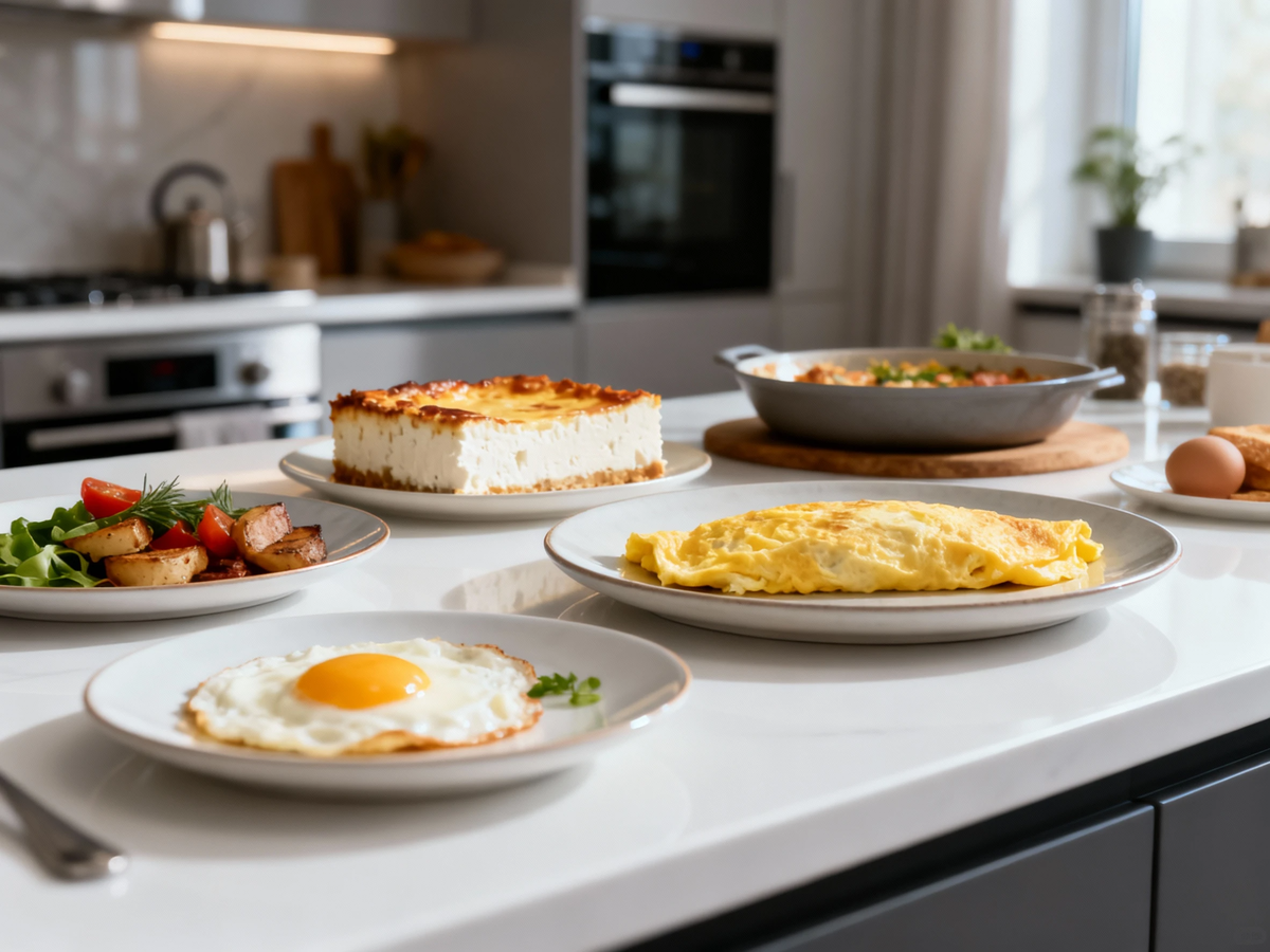 Пример блюд приготовленных в инверторной СВЧ печи SATE HEAD-CHEF HC-100