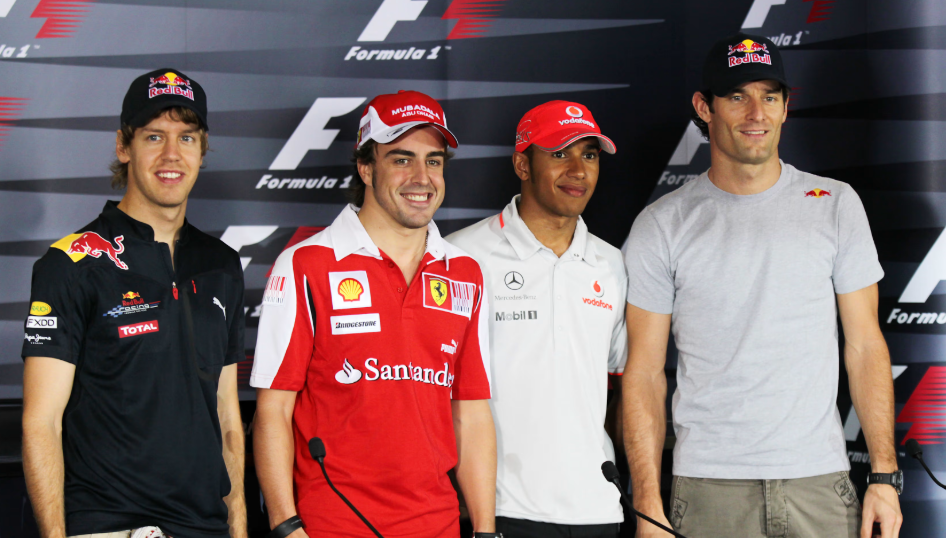 В финале сезона в Абу-Даби за титул чемпиона мира 2010 года боролись рекордные четыре гонщика — Феттель, Алонсо, Хэмилтон и Уэббер