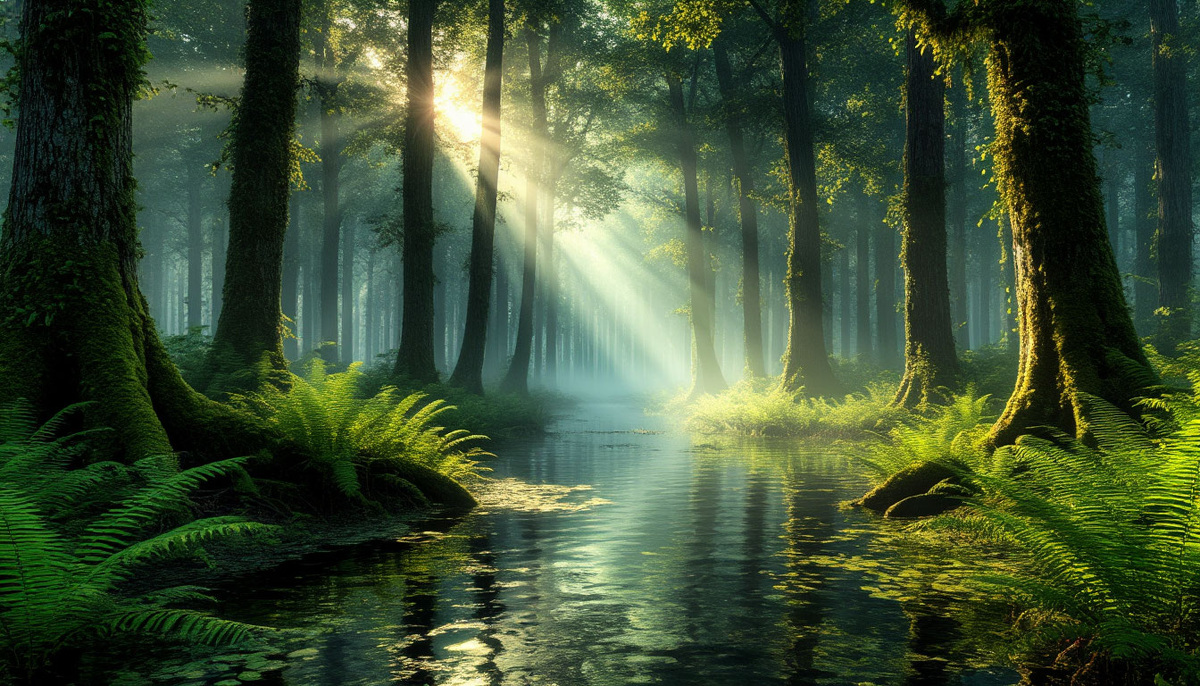 Лес - место обитания Кикиморы