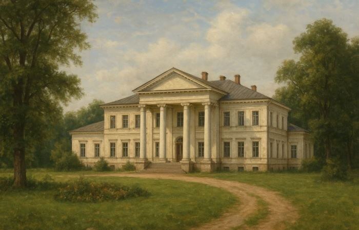 Типичная дворянская усадьба XIX века