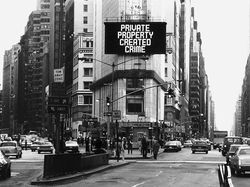 Дженни Хольцер. Truisms. 1977–1979, Нью-Йорк