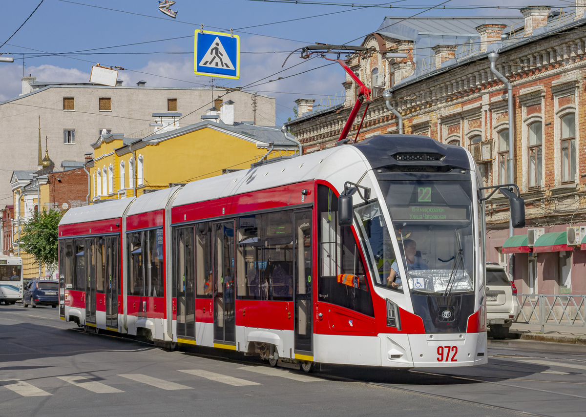 Трамвайный вагон 71-931М "Витязь-М" в Самаре, источник фото https://transphoto.org/photo/2164230, автор Ипатов С. А.