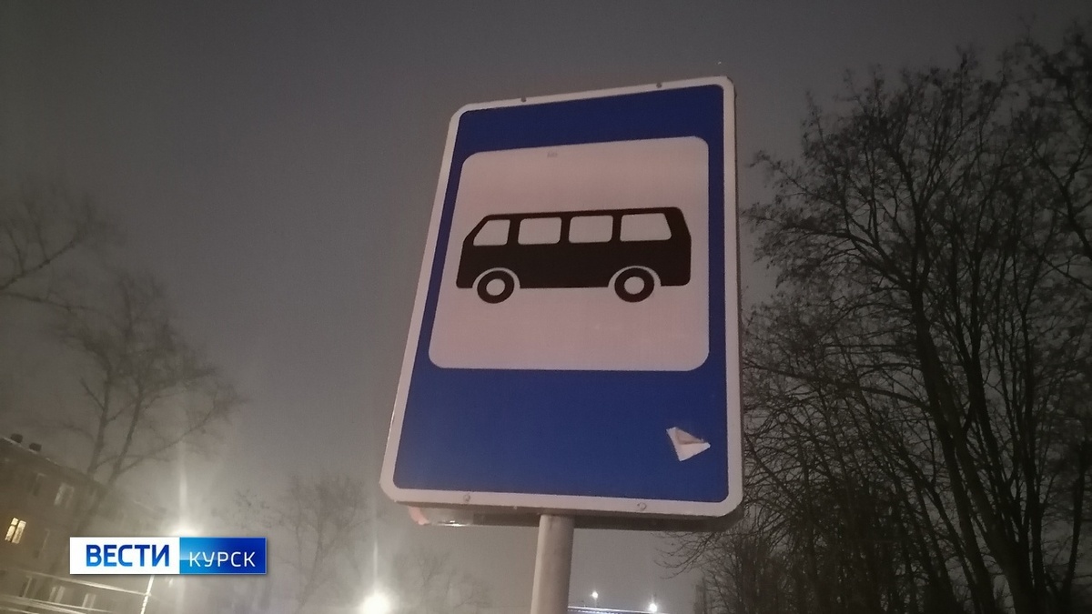    Автостанция в Дмитриеве Курской области — открытая остановка