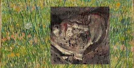 Ван Гог "Пятно травы" с обнаруженным экскизом