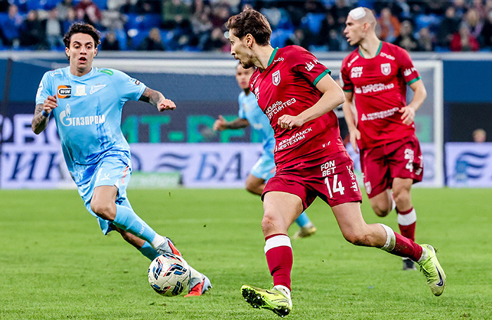    Эпизод матча «Зенит» (Санкт-Петербург) — «Рубин» (Казань). Александр Демьянчук/ТАСС