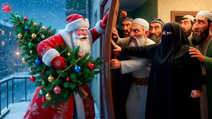 Ёлка в подъезде? Штраф 300 тысяч. Диаспоры празднуют победу: "Спасибо мэру, угодил!" Разбираться придётся Жоге