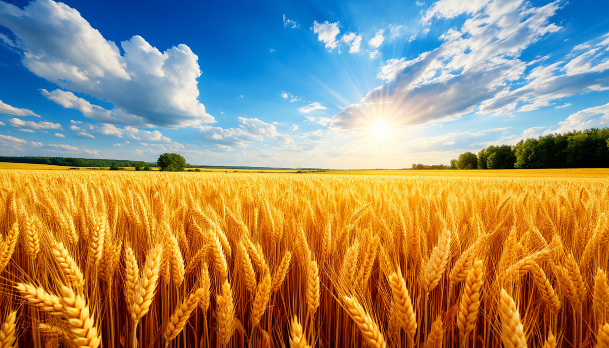 Поле пшеницы