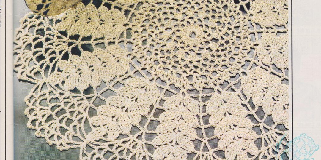 Круглые салфетки с неровными краями вязаные крючком. Как простое сделать оригинальным