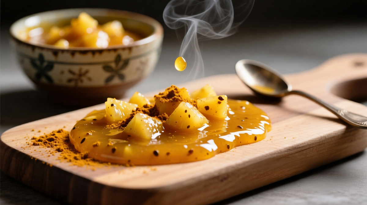 Ананасовый джем с карри