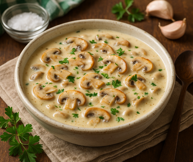 Сливочно-грибной соус