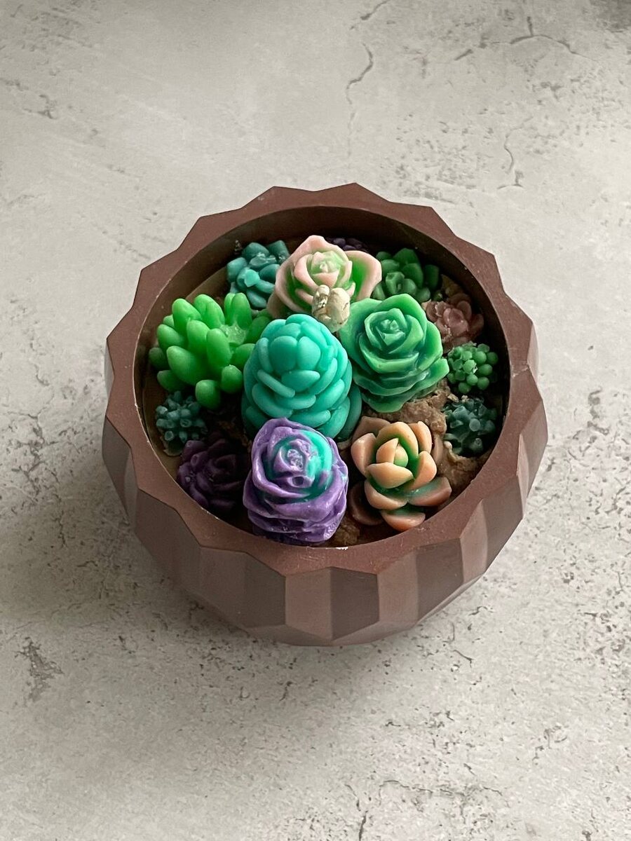 Свеча "Суккулент"